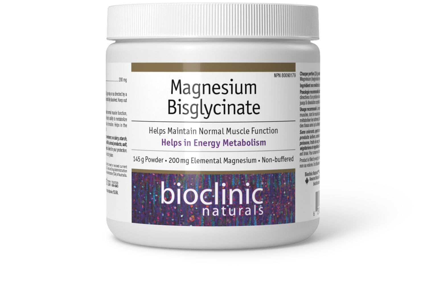 BIO CLINIC MAGNESIUM BISGLYCINATE 200MG 120 GR POWDER
