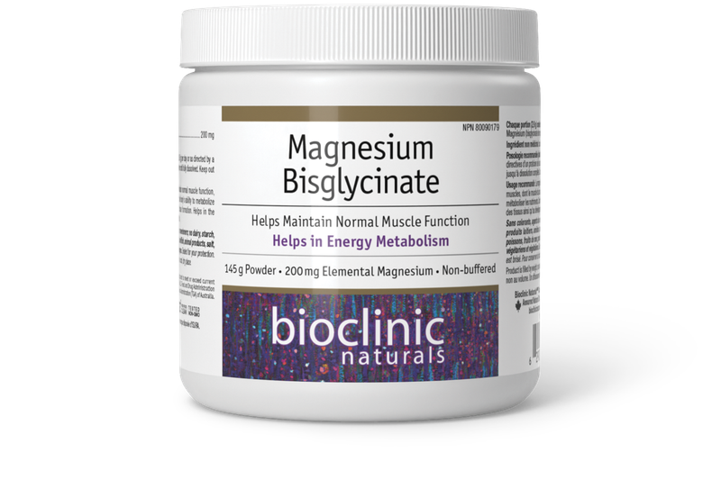 BIO CLINIC MAGNESIUM BISGLYCINATE 200MG 120 GR POWDER