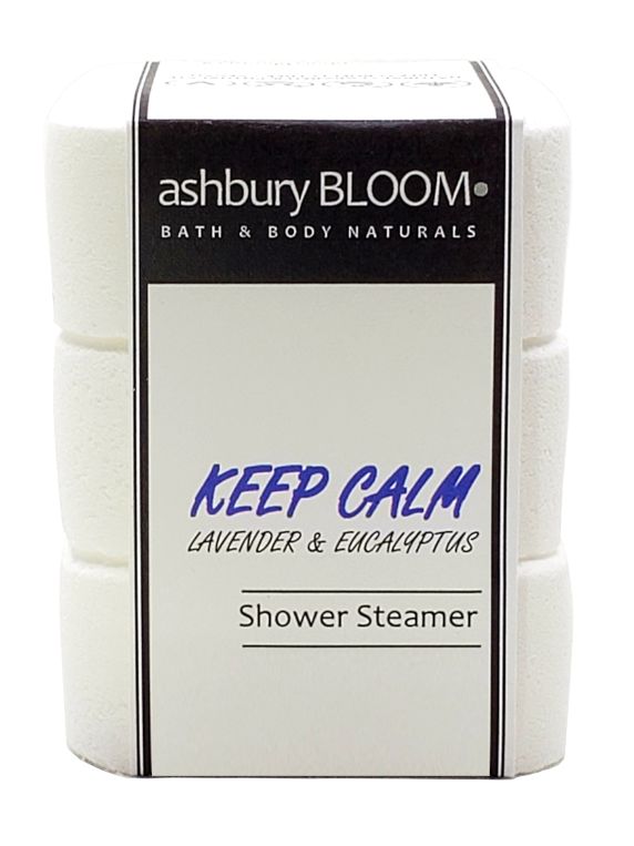 ASHBURY BLOOM SHOWER STEAMERS KEEP CALM (3 PACK)