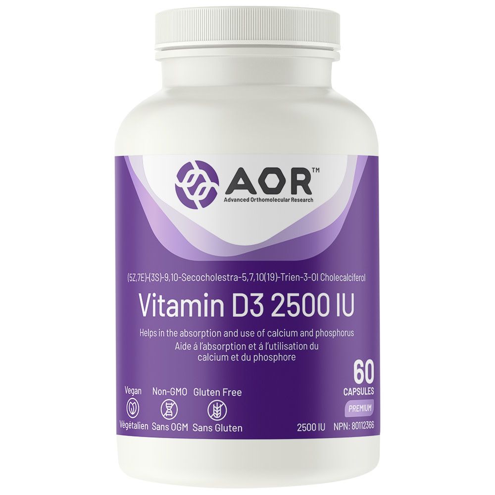 AOR VITAMIN D3 2500IU 60 CAPS