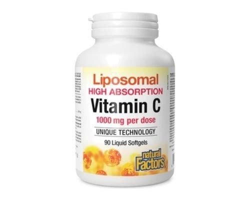 NATURAL FACTORS LIPOSOMAL VITAMIN C 1000MG  90 SOFTGELS
