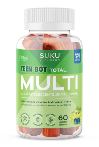 SUKU TEEN BOY TOTAL MULTI 60 GUMMIES