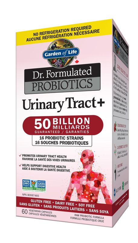 GARDEN OF LIFE DR F URINARY TRACT+ 50-B SS 60VCAPS