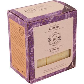 CRATE 61 ORGANICS LAVENDER SOAP 3PK