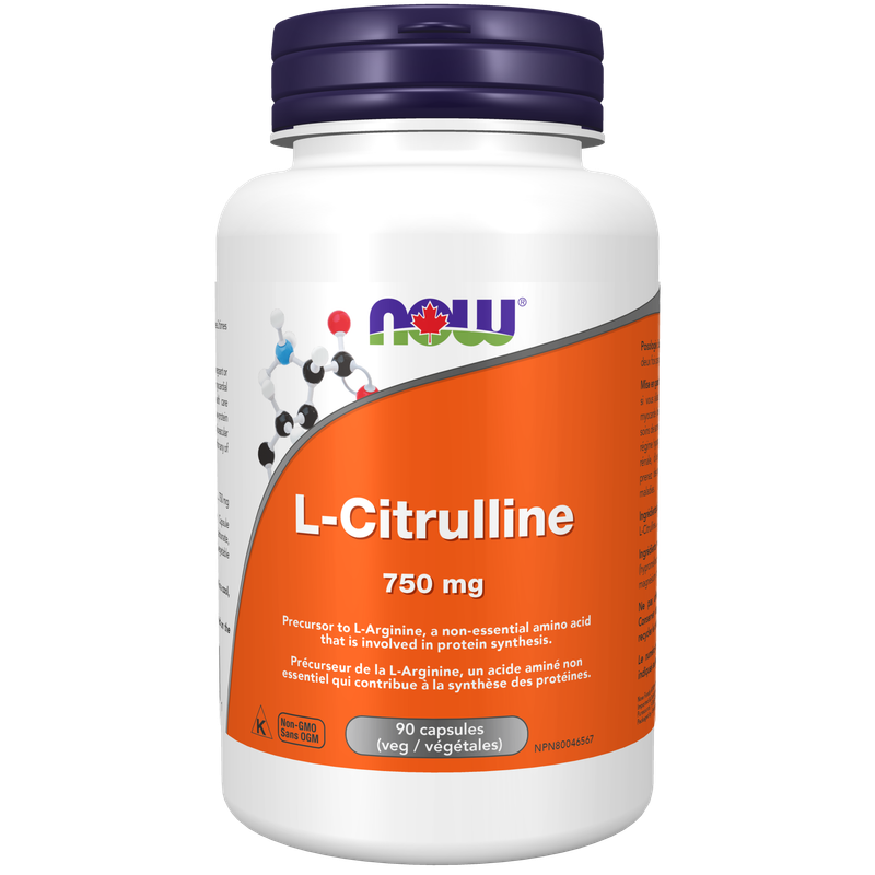 NOW L CITRULLINE 750MG 90 VCAP
