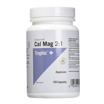 TROPHIC CAL MAG 2:1 CHELAZOME 120 CAPS