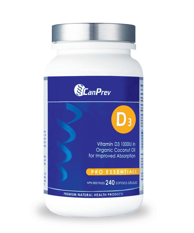 CANPREV VITAMIN D3 1000IU 240 SOFTGELS