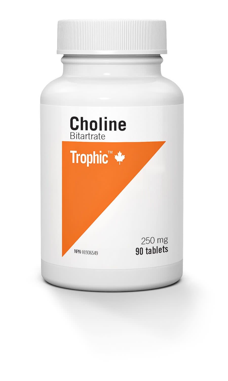 TROPHIC CHOLINE BITARATE 250MG 90 TABS
