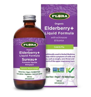 FLORA SAMBU GUARD ELDERBERRY + LIQUID FORMULA 250ML
