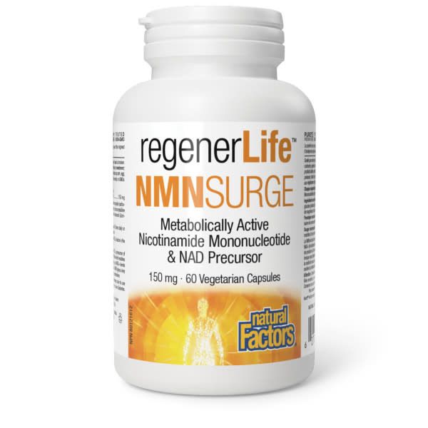 NATURAL FACTORS REGENERLIFE NMNSURGE 150MG 60 VEG CAPS