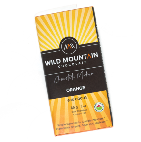 WILD MOUNTAIN ORANGE DARK CHOCOLATE 60%