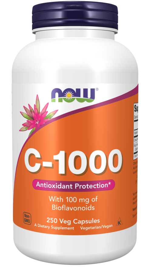 NOW  VITAMIN C 1000MG WITH BIOFLAVONOIDS 250 VCAPS