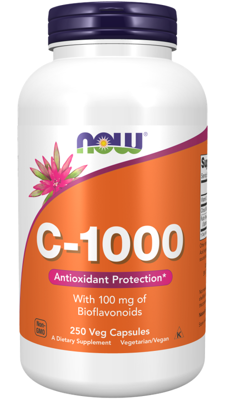 NOW  VITAMIN C 1000MG WITH BIOFLAVONOIDS 250 VCAPS