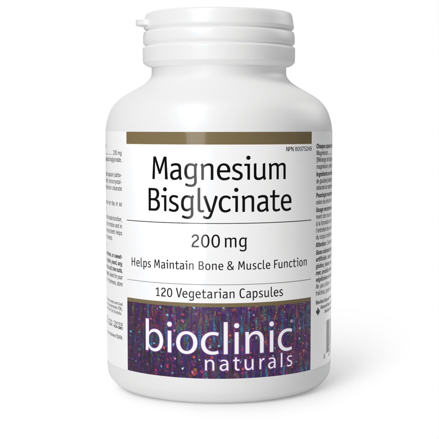 BIO CLINIC MAGNESIUM BISGLYCINATE 200MG 120VCAP