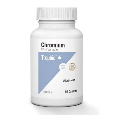 TROPHIC CHROMIUM &amp; VANADIUM 90 CAPLETS