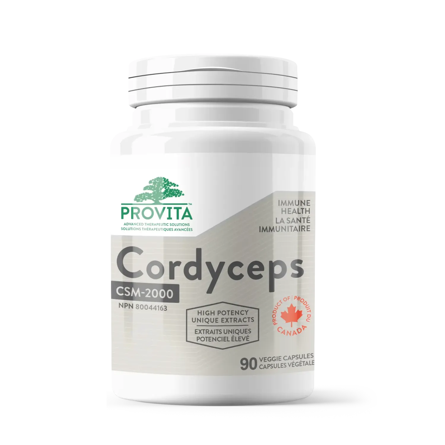 PROVITA CORDYCEPS CSM 2000 90 CAPS (4:1 EXTRACT)