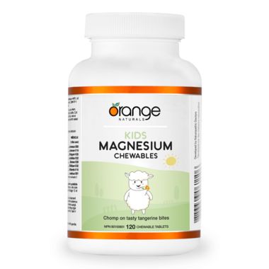 ORANGE KIDS MAGNESIUM CHEWABLES 50MG TANGERINE 120TABS