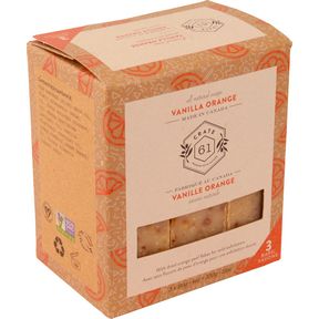 CRATE 61 ORGANICS VANILLA ORANGE SOAP 3PK