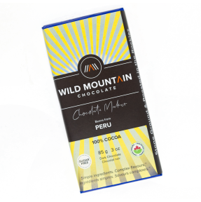 WILD MOUNTAIN PERU DARK CHOCOLATE 100% COCOA