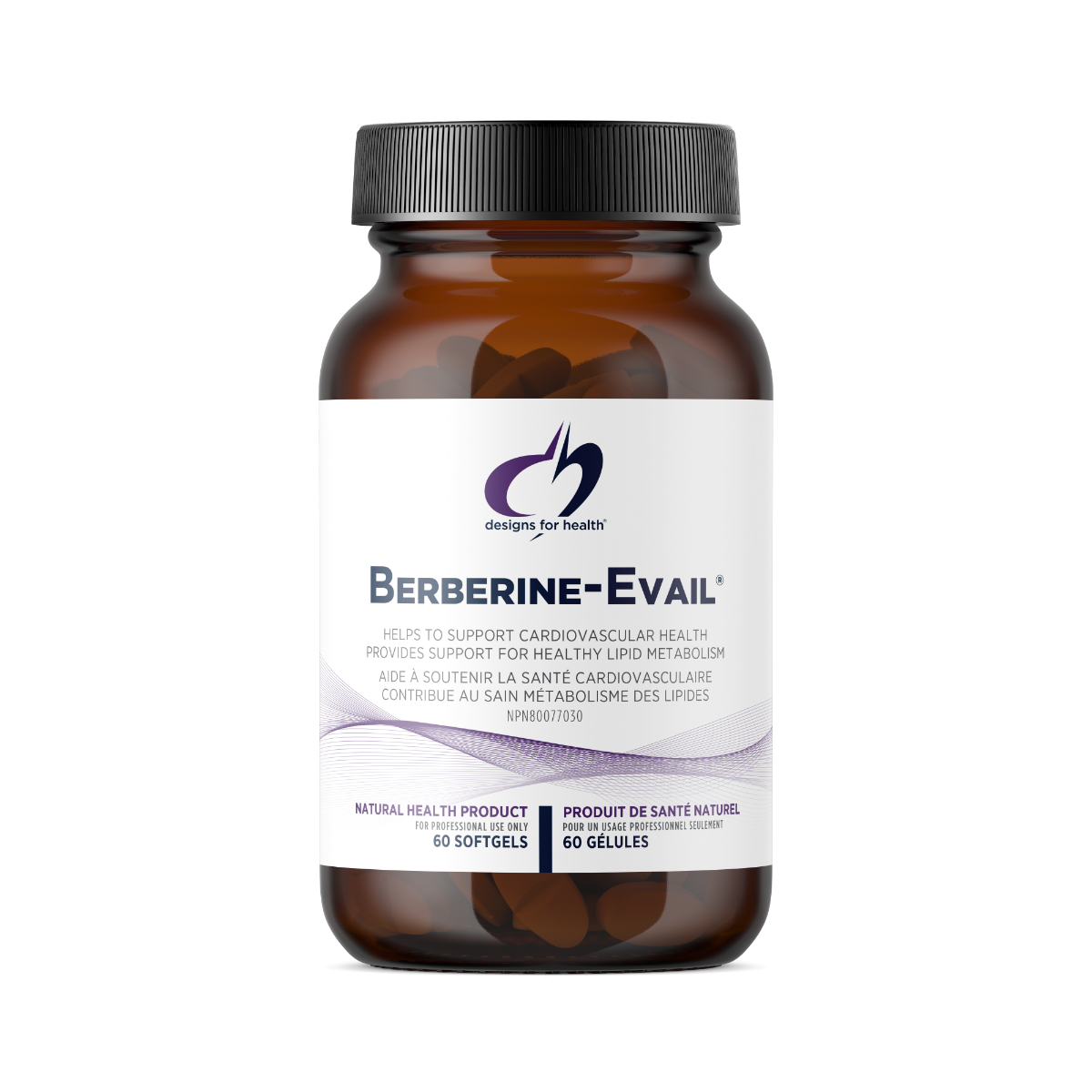 DESIGNS FOR HEALTH BERBERINE EVAIL 60 SOFT GELS