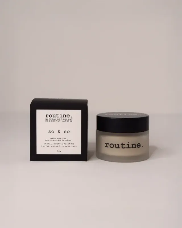 ROUTINE SO &amp; SO (BSF) 58g JAR