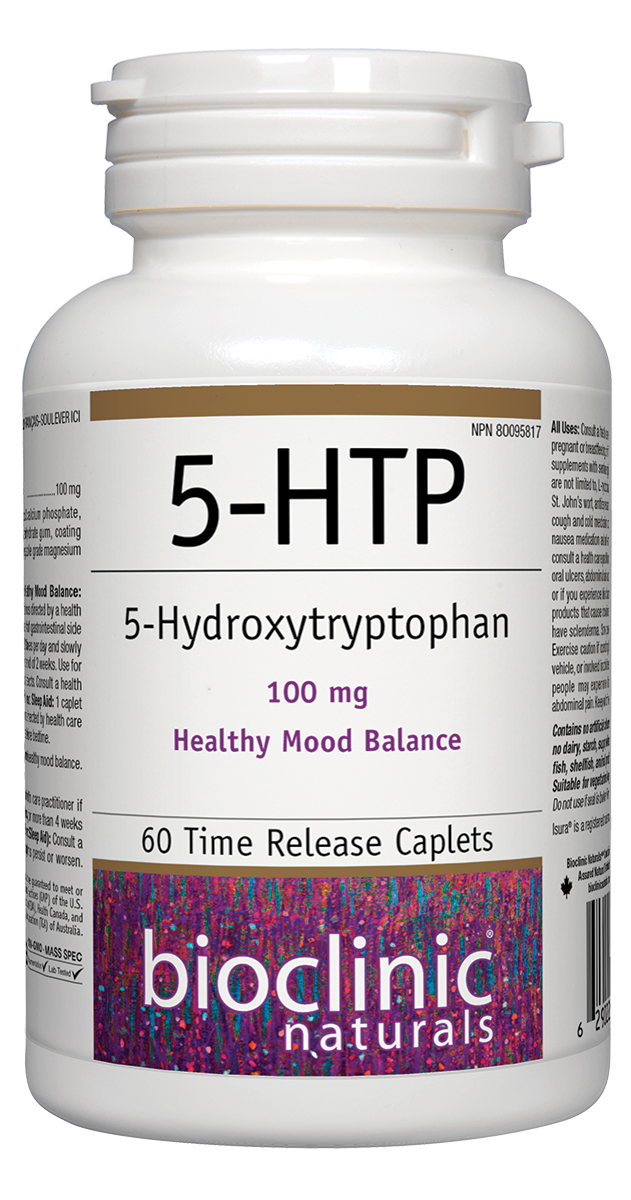 BIO CLINIC 5 HTP TIME RELEASE 100MG 60 CAPS