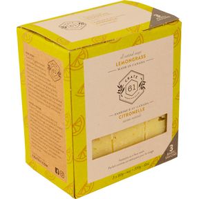 CRATE 61 ORGANICS LEMONGRASS SOAP 3PK