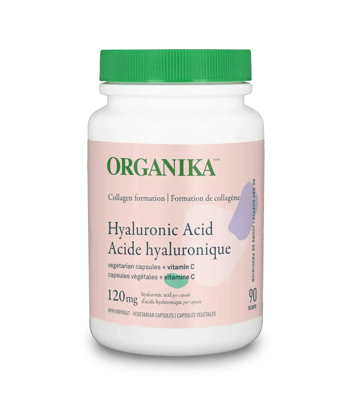 ORGANIKA HYALURONIC ACID 120mg 90 VEGCAGS