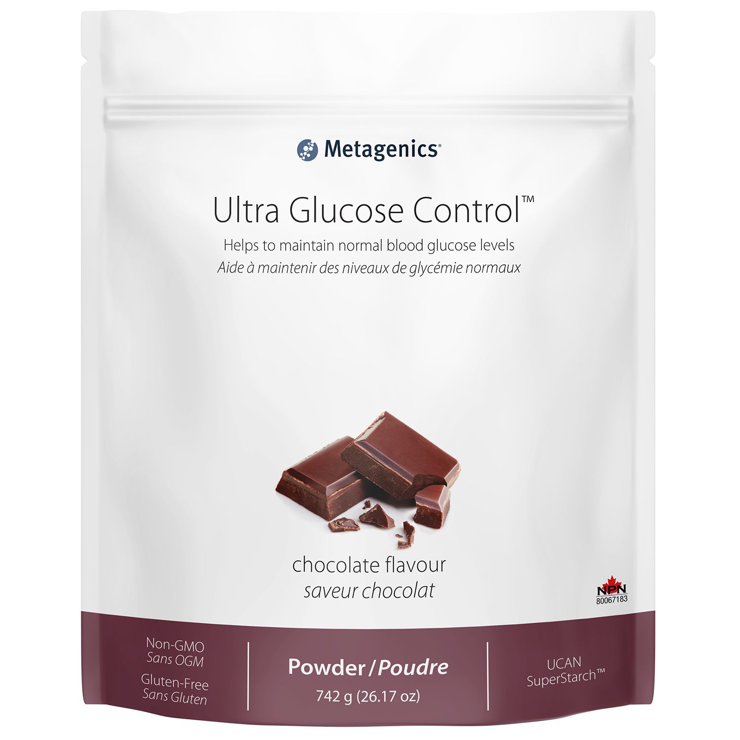METAGENICS ULTRA GLUCOSE CONTROL CHOCOLATE (14 SERVINGS) 742G