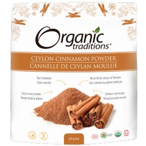 ORGANIC TRADITIONS CEYLON CINNAMON POWDER 227G