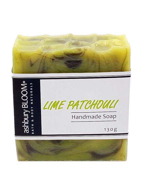 ASHBURY BLOOM  SOAP  LIME PATCHOULI HANDMADE 130G