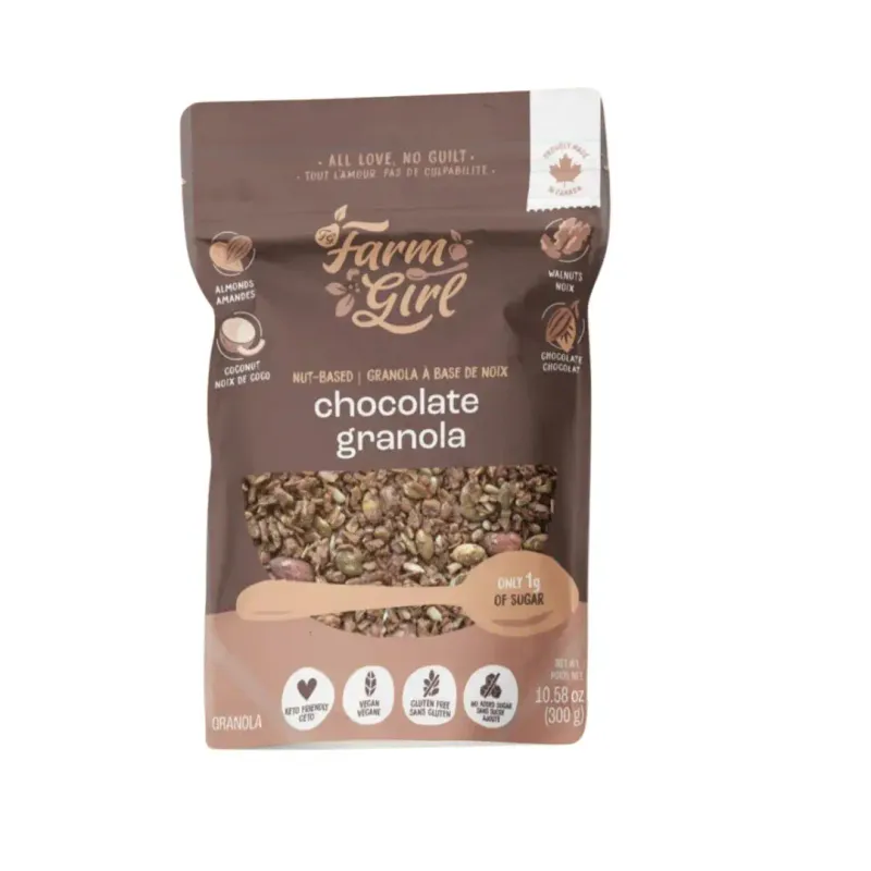 FARM GIRL KETO CHOCOLATE GRANOLA 300G