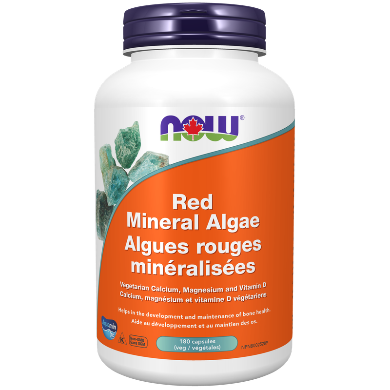 NOW RED MINERAL ALGAE (VEGETARIAN/VEGAN) 180 CAP