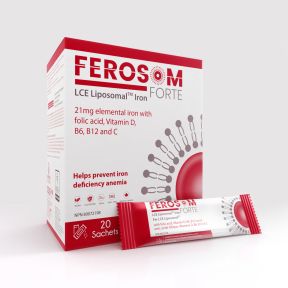 FEROSOM FORTE LCE LIPOSOMAL IRON 20 SACHET