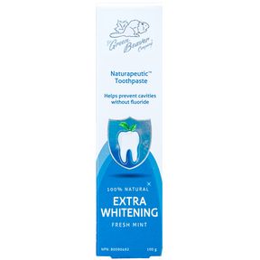 GREEN BEAVER TOOTHPASTE - EXTRA WHITENING FRESH MINT  100G