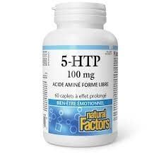 NATURAL FACTORS 5-HTP 100MG 120 TIME RELEASED CAPS