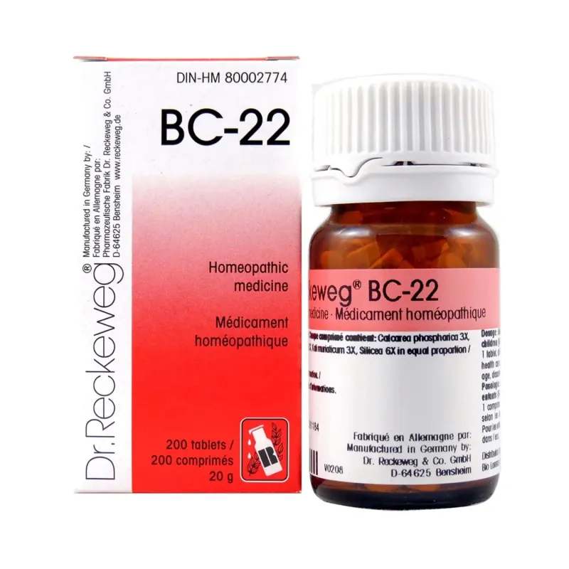 RECKEWEG BC-22 COMBINATION SALTS (20G) 200 TABS