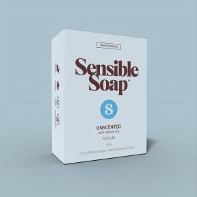 SENSIBLE CO. BAR SOAP UNSCENTED 110G