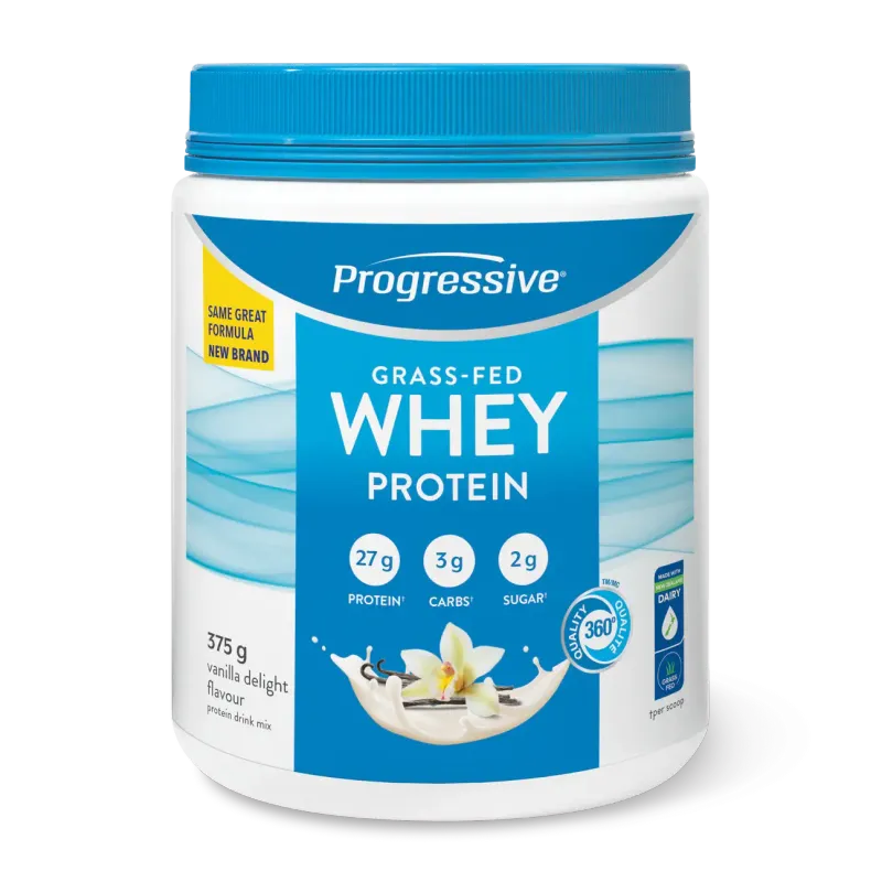 PROGRESSIVE GRASS FED WHEY PROTEIN VANILLA 375G
