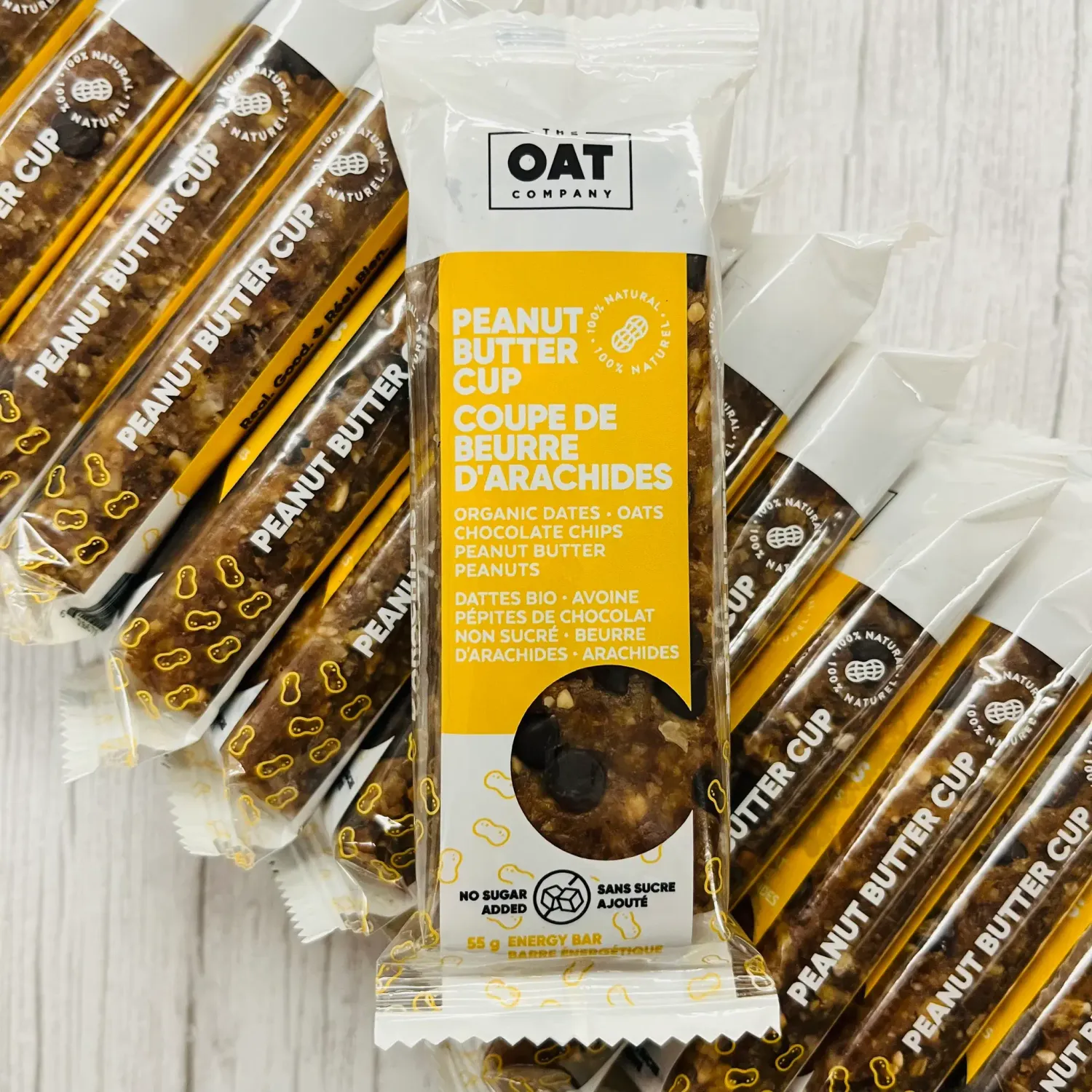 THE OAT COMPANY PEANUT BUTTER CUP BAR 55G