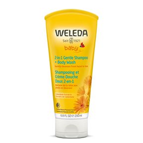WELEDA 2 IN 1 GENTLE SHAMPOO + BODY WASH 200ML