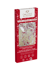 GALERIE AU CHOCOLAT PEPPERMINT CANDY CANE BARK 85G