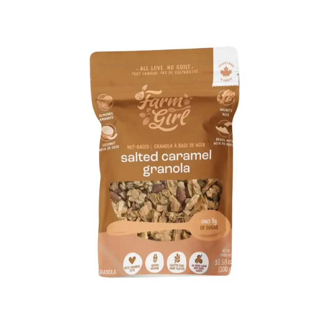 FARM GIRL KETOCRUNCH SALTED CARAMEL GRANOLA 300G