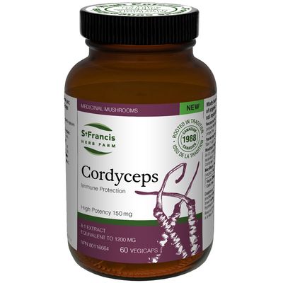 ST FRANCIS CORDYCEPS MUSHROOM 150MG 60 VEGCAPS