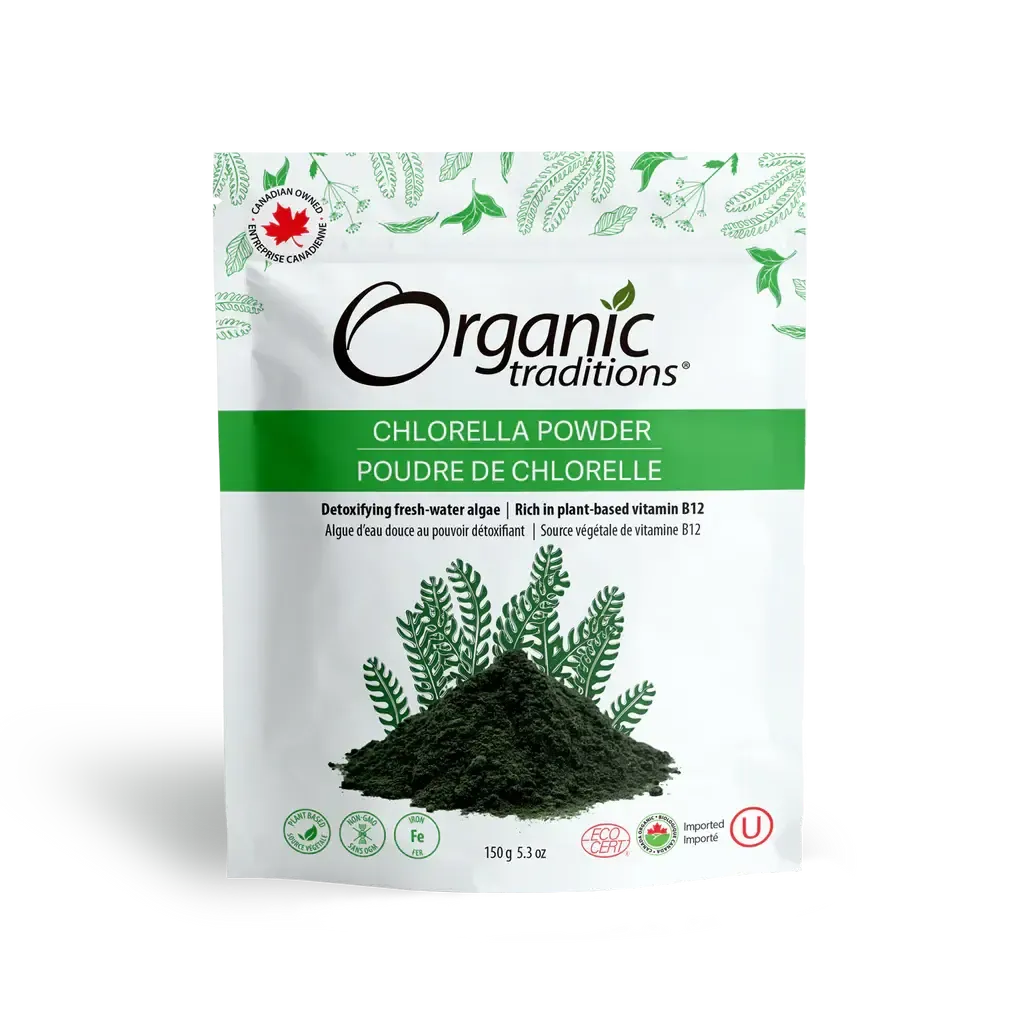 ORGANIC TRADITIONS CHLORELLA POWDER 150G