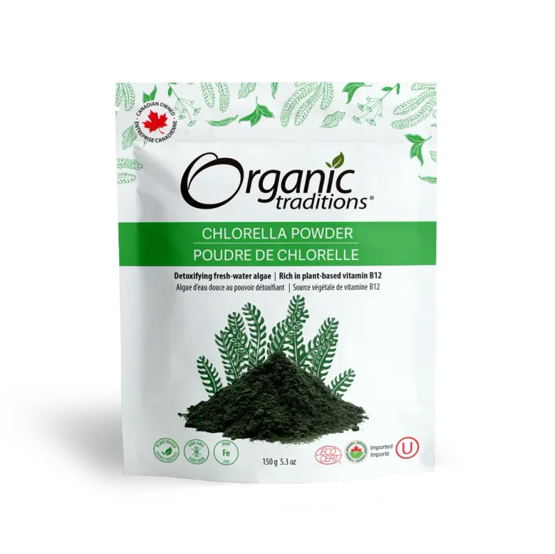 ORGANIC TRADITIONS CHLORELLA POWDER 150G