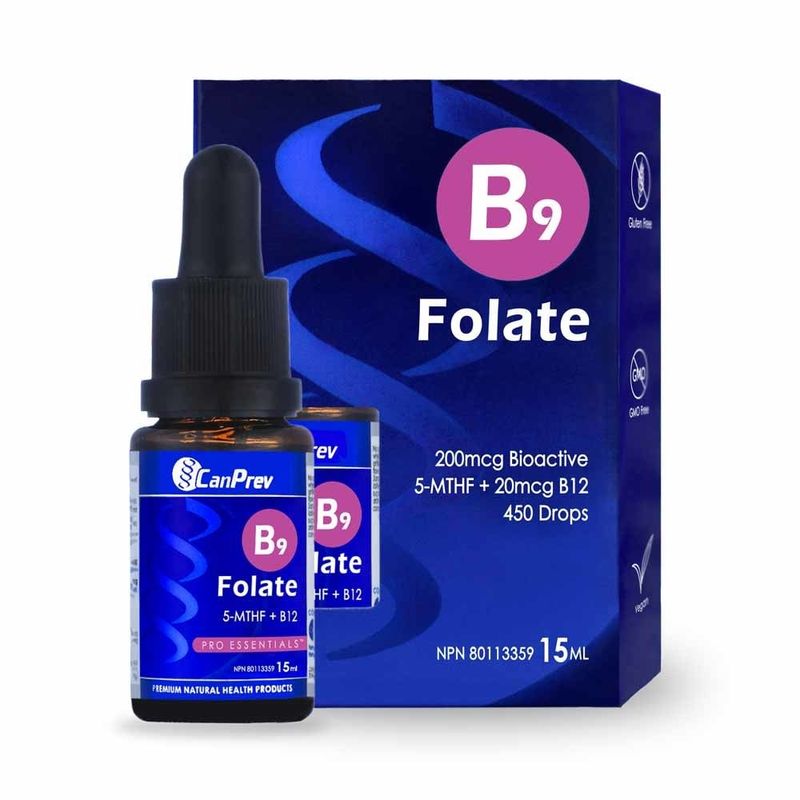 CANPREV B9 FOLATE 200 MCG DROPS 15 ML