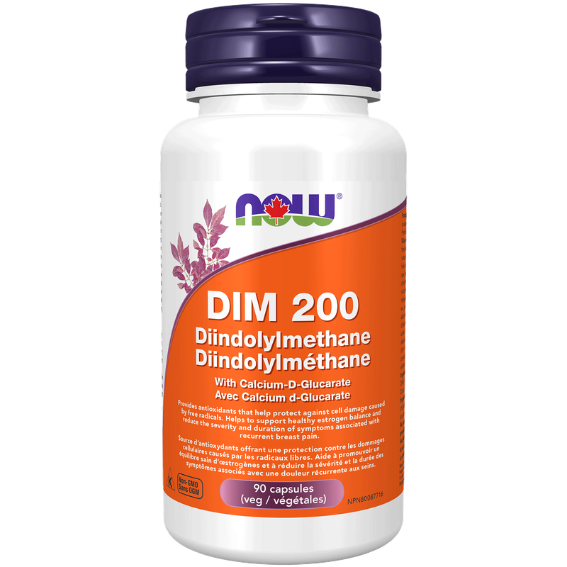NOW DIM 200MG WITH CALCIUM D GLUCARATE 90 VCAPS