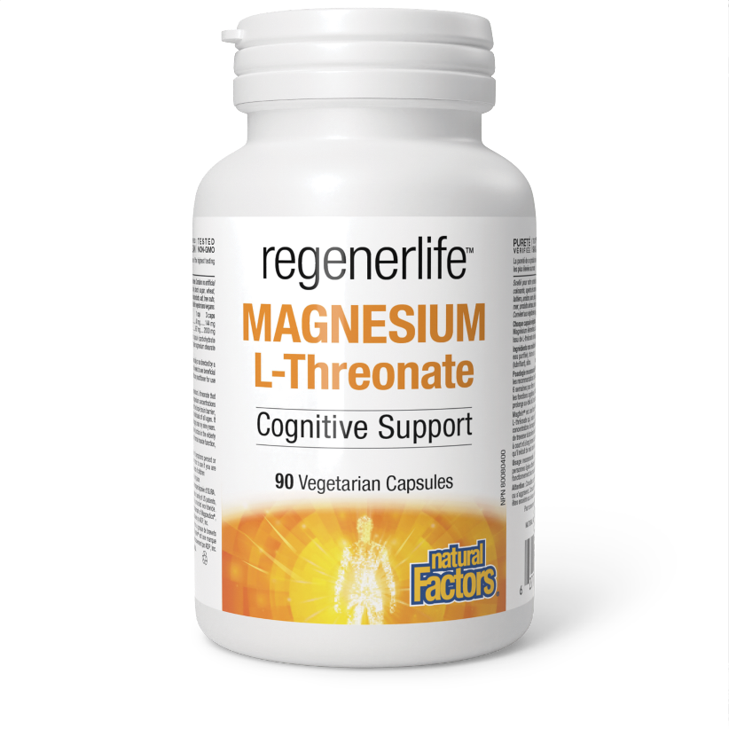 NATURAL FACTORS REGENERLIFE MAG L-THREONATE (COGNITIVE) 667MG 90 VCAPS