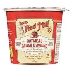 BOB'S RED MILL OATMEAL CUPS APPLE CINNAMON 61G
